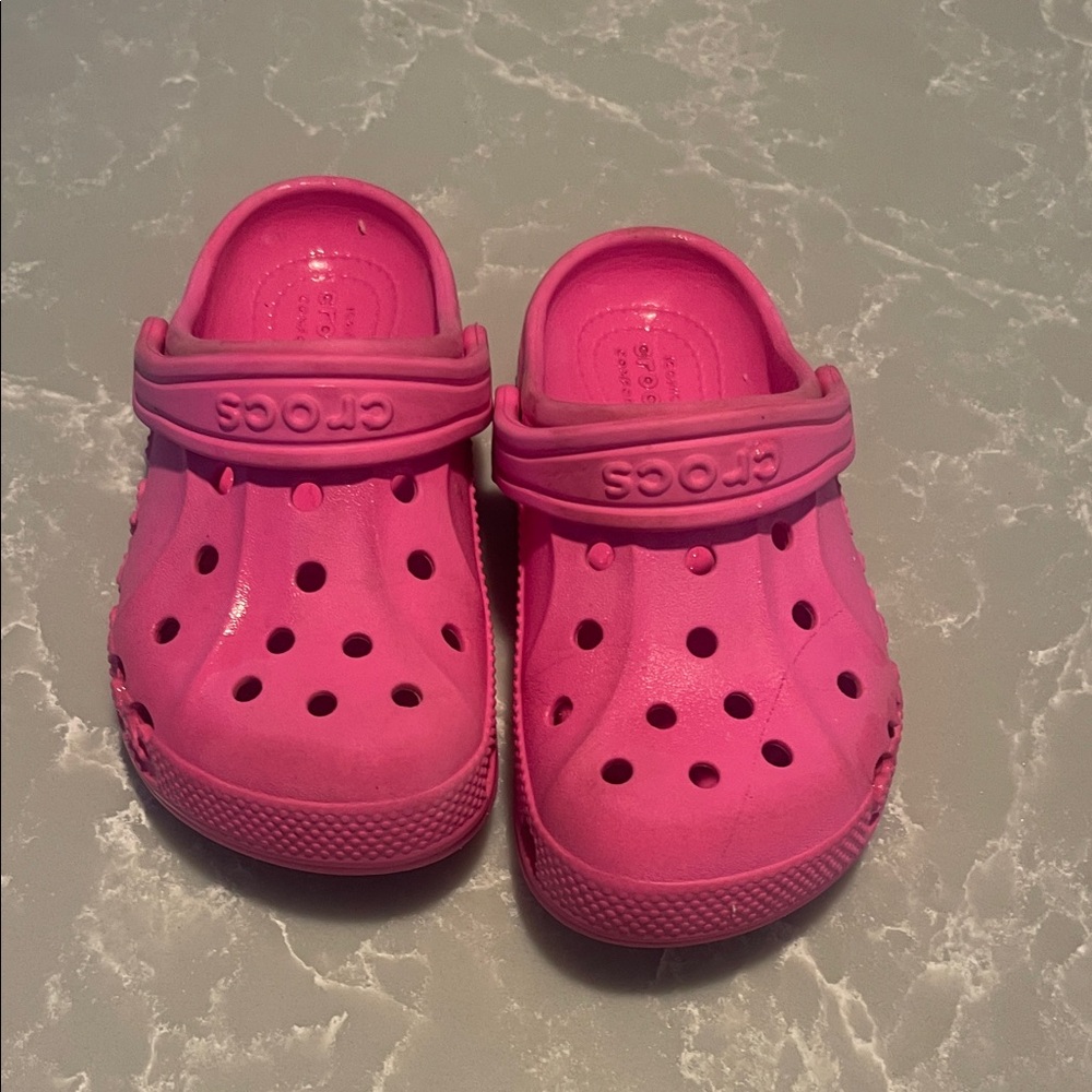 CROCS Kids Vibrant Pink Water Shoes